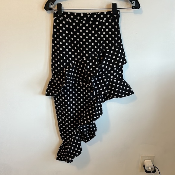 Majorelle Sugar Crush Skirt in Black Dot - Picture 3 of 6